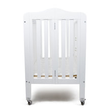 Load image into Gallery viewer, First Essentials Amber Curved Top Portable Mini Crib
