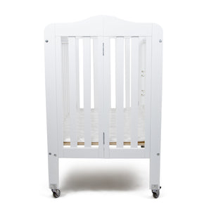 First Essentials Amber Curved Top Portable Mini Crib