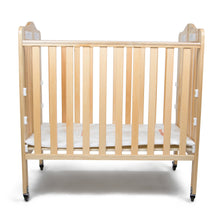Load image into Gallery viewer, First Essentials Amber Curved Top Portable Mini Crib
