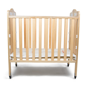 First Essentials Amber Curved Top Portable Mini Crib