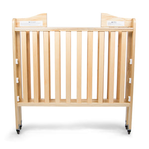 First Essentials Amber Curved Top Portable Mini Crib