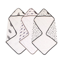 Load image into Gallery viewer, Innobaby Dono&amp;Dono Hooded Cotton Muslin Towel For Infants And Babies

