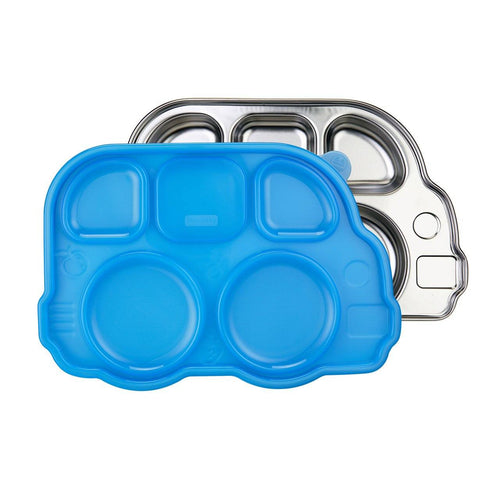 Innobaby Din Din SMART Stainless Steel Divided BPA Free Plate With Sectional Lid - Mega Babies