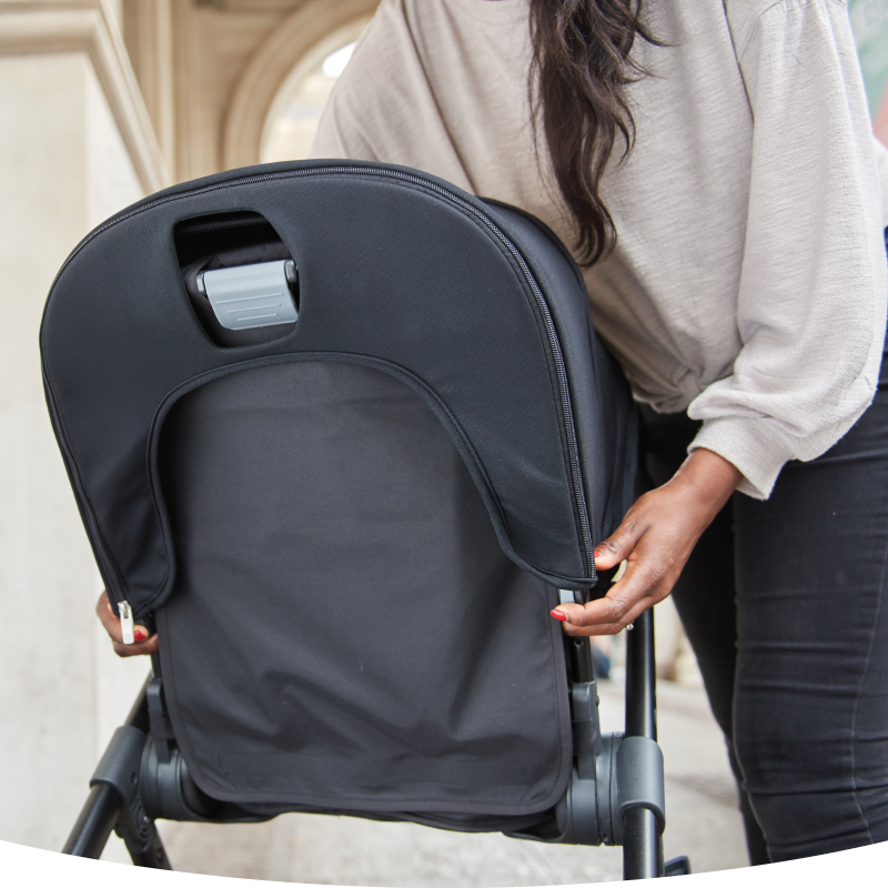 Diono Luxe Excurze Mid Size Stroller Swaddles Baby