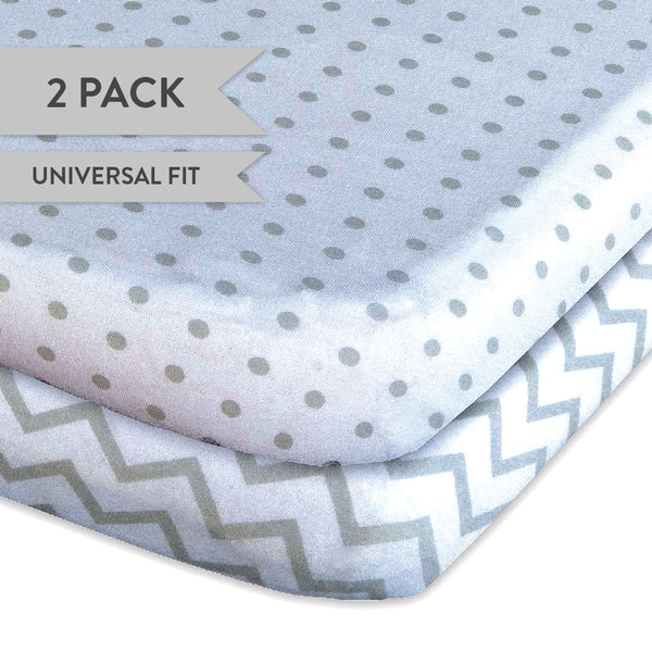 Ely's & Co. Cotton Bassinet Sheet - 2 Pack