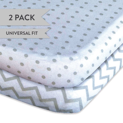 Ely's & Co. Cotton Bassinet Sheet - 2 Pack
