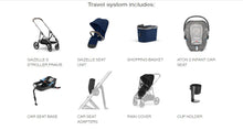 Load image into Gallery viewer, Cybex Gazelle S/ Aton 2 Travel System
