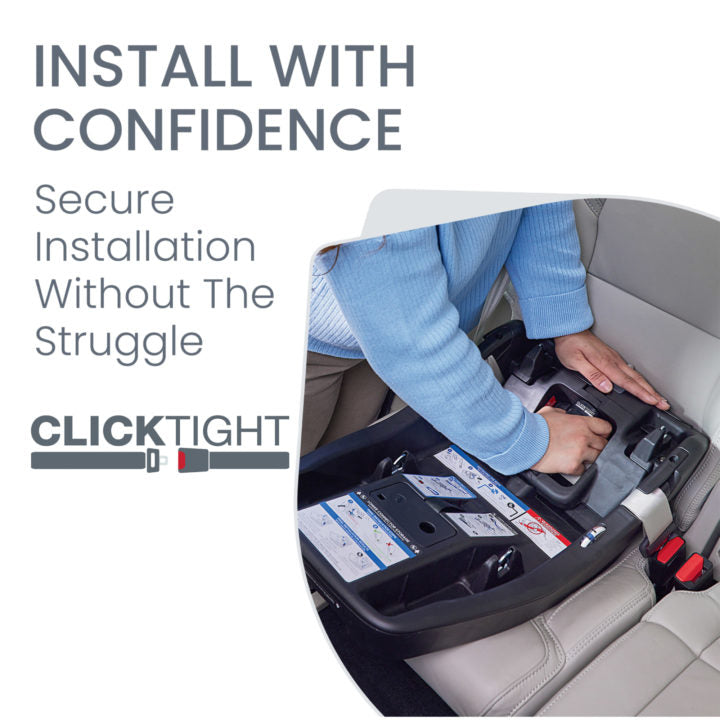 how to install britax car seat base Britax Aspen Infant Car Seat Base with ClickTight – Swaddles Baby