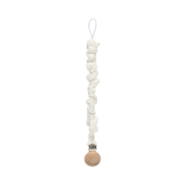 Ely's & Co. Solid Ribbed Paci Clip