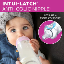 Load image into Gallery viewer, Chicco Duo 9oz. Hybrid Baby Bottle with Invinci-Glass Inside/Plastic Outside 2-Pack
