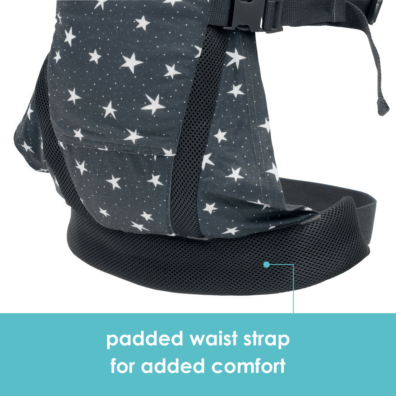 JJ Cole Luma Packable Carrier 4Position Baby Carrier Swaddles Baby