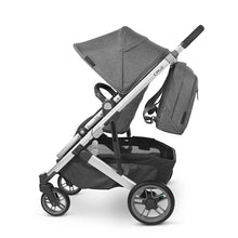 Load image into Gallery viewer, Carry the UPPAbaby changing backpack through its leather handlebar. Sold by Mega babies.
