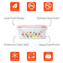 Load image into Gallery viewer, Innobaby Keepin&#39; Fresh Stainless Bento Snack Or Lunch Box With Lid
