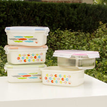 Load image into Gallery viewer, Innobaby Keepin&#39; Fresh Stainless Bento Snack Or Lunch Box With Lid
