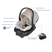 Load image into Gallery viewer, Maxi-Cosi Mico™ Luxe Infant Car Seat With Leatherette Grip
