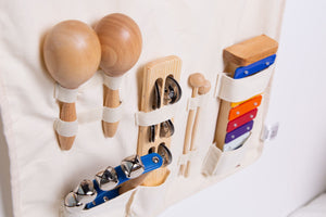 Childhome Music Set 8 Instruments + Canvas Foldable Organizer