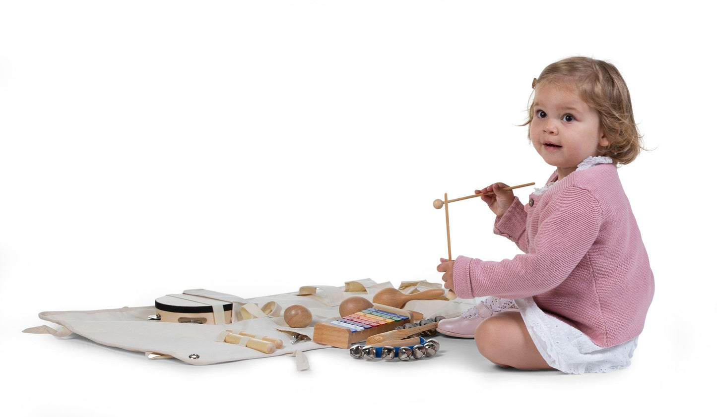 Childhome Music Set 8 Instruments + Canvas Foldable Organizer