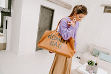Load image into Gallery viewer, CHILDHOME MOMMY BAG LEATHER LOOK BROWN
