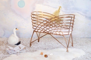 Rose clearance gold bassinet