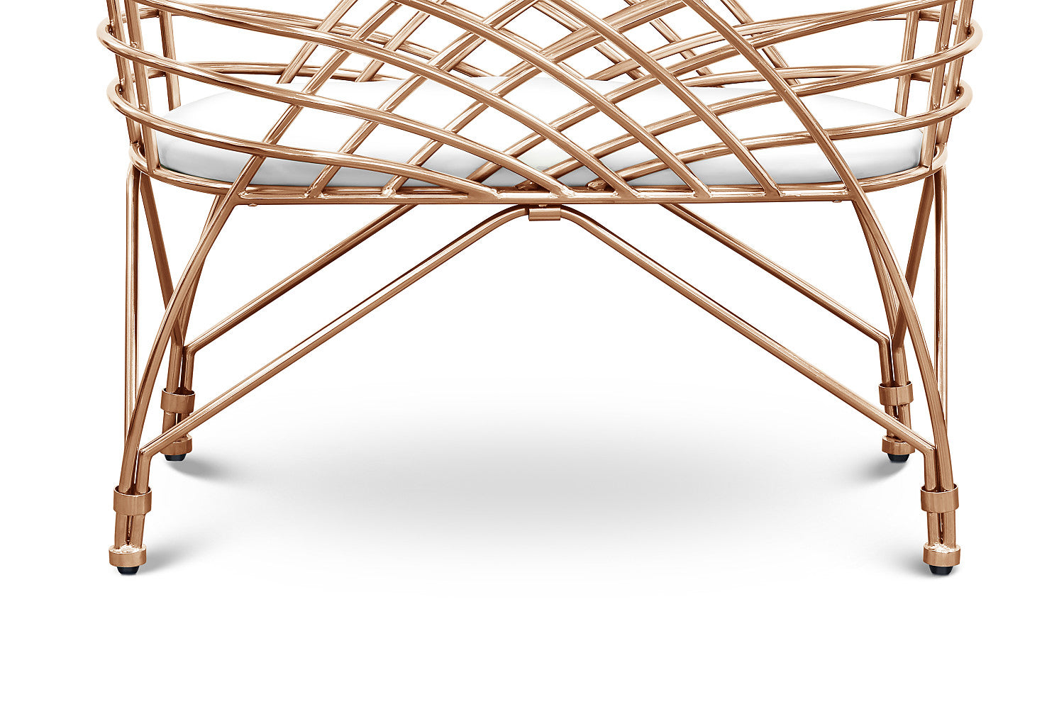 Nursery Works Aura Metal Baby Bassinet - Rose Gold - Mega Babies