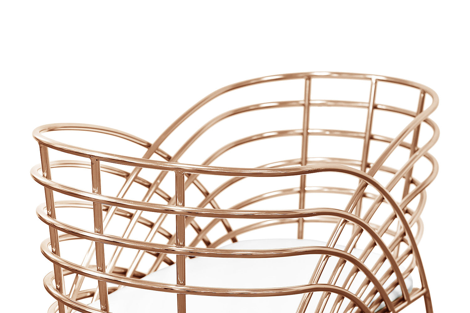 Nursery Works Aura Metal Baby Bassinet - Rose Gold - Mega Babies