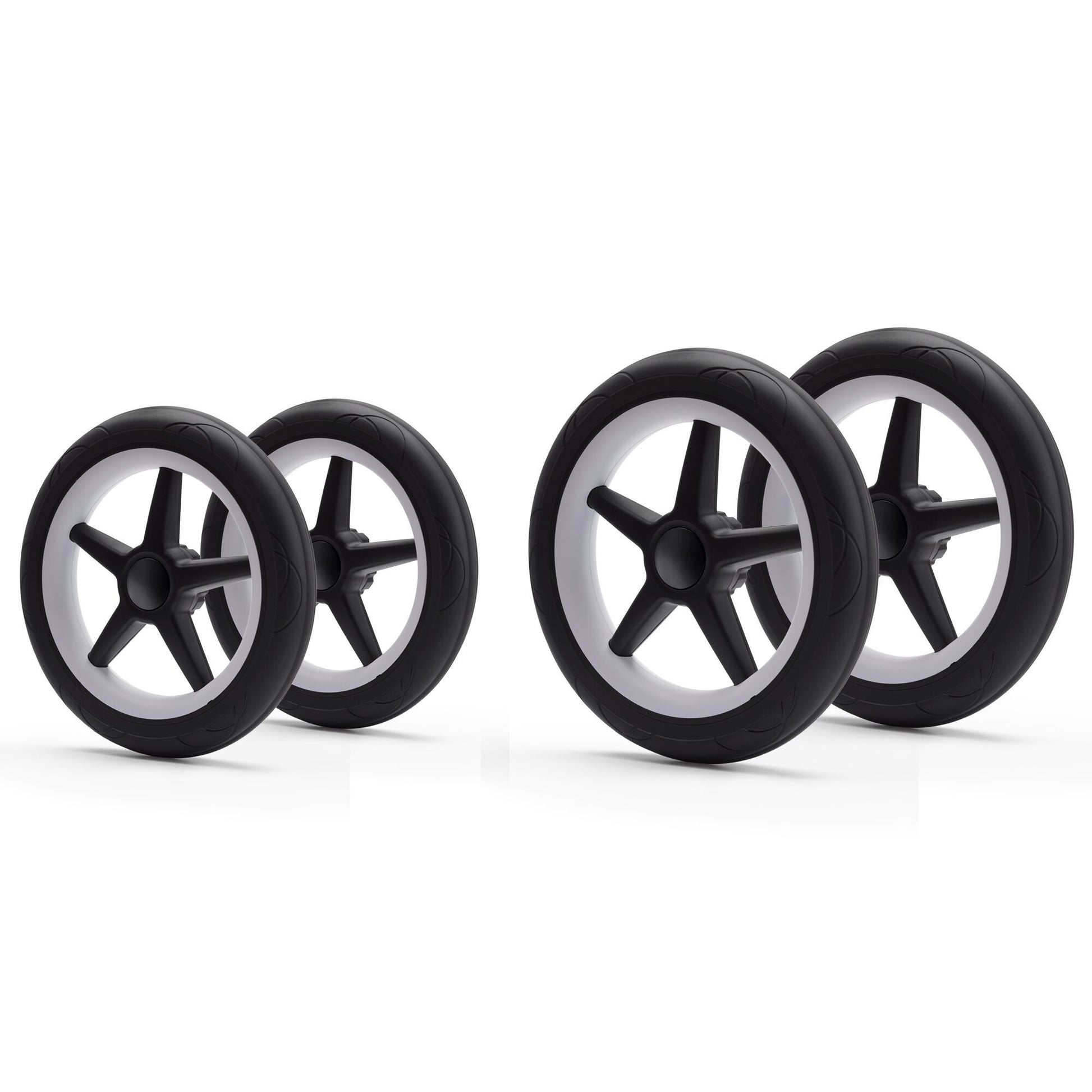 bugaboo donkey wheel Bugaboo Donkey/Buffalo wheel replacement set (4 wheels) – Swaddles Baby