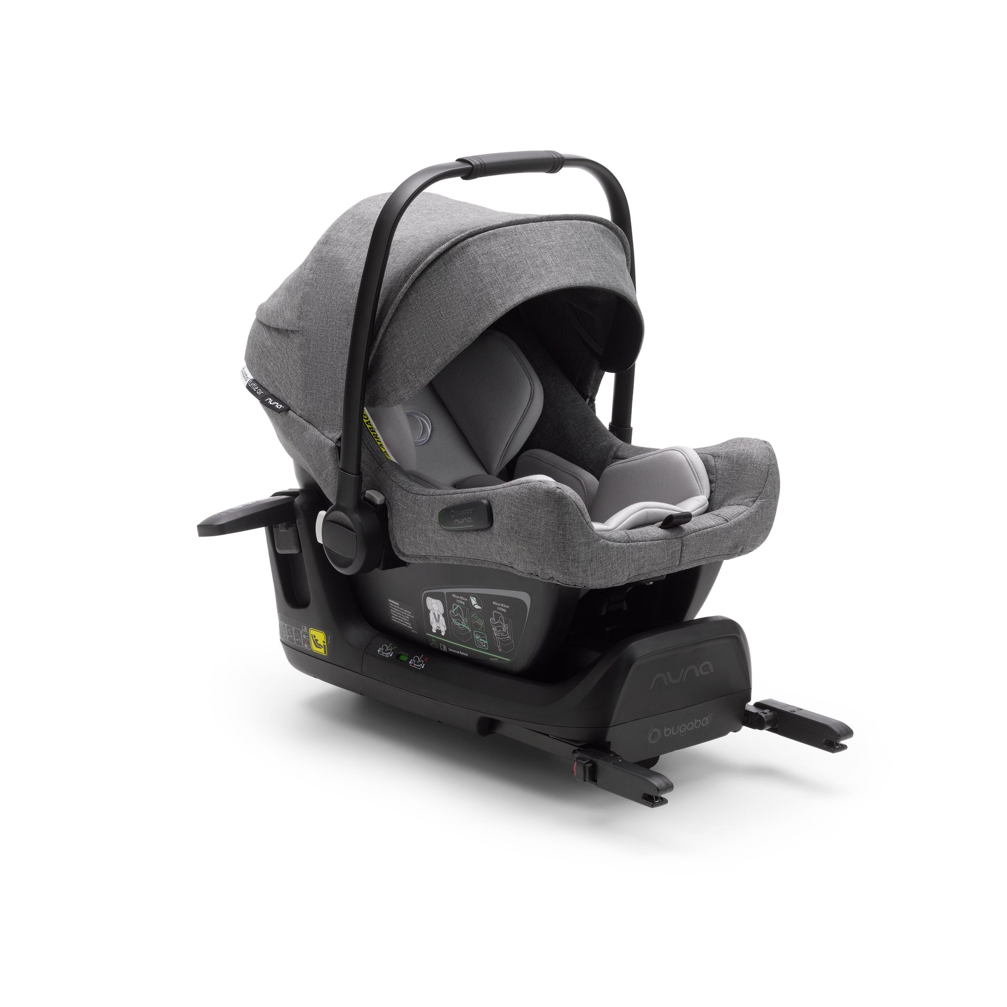 Bugaboo Turtle Air Recline Base by Nuna Swaddles Baby