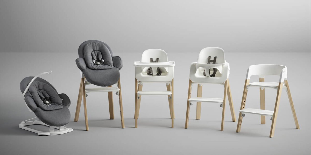stokke steps complete high chair Stokke Steps High Chair With Legs, Seat, and Babyset
