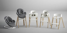 Load image into Gallery viewer, Stokke Steps High Chair With Legs, Seat, and Babyset

