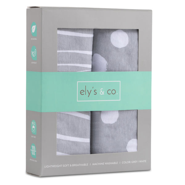 Ely's & Co. Cotton Bassinet Sheet - 2 Pack