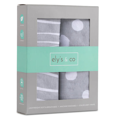 Ely's & Co. Cotton Bassinet Sheet - 2 Pack