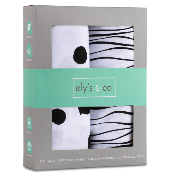 Ely's & Co. Cotton Bassinet Sheet - 2 Pack