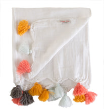 Load image into Gallery viewer, Childhome Pack of 4 Tetra Cotton Cloths With Tassel
