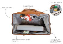 Load image into Gallery viewer, CHILDHOME MOMMY BAG LEATHER LOOK BROWN
