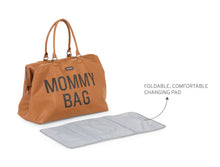 Load image into Gallery viewer, CHILDHOME MOMMY BAG LEATHER LOOK BROWN
