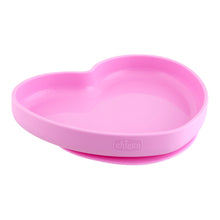 Load image into Gallery viewer, Chicco Easy Plate Silicone Heart Shaped Plate

