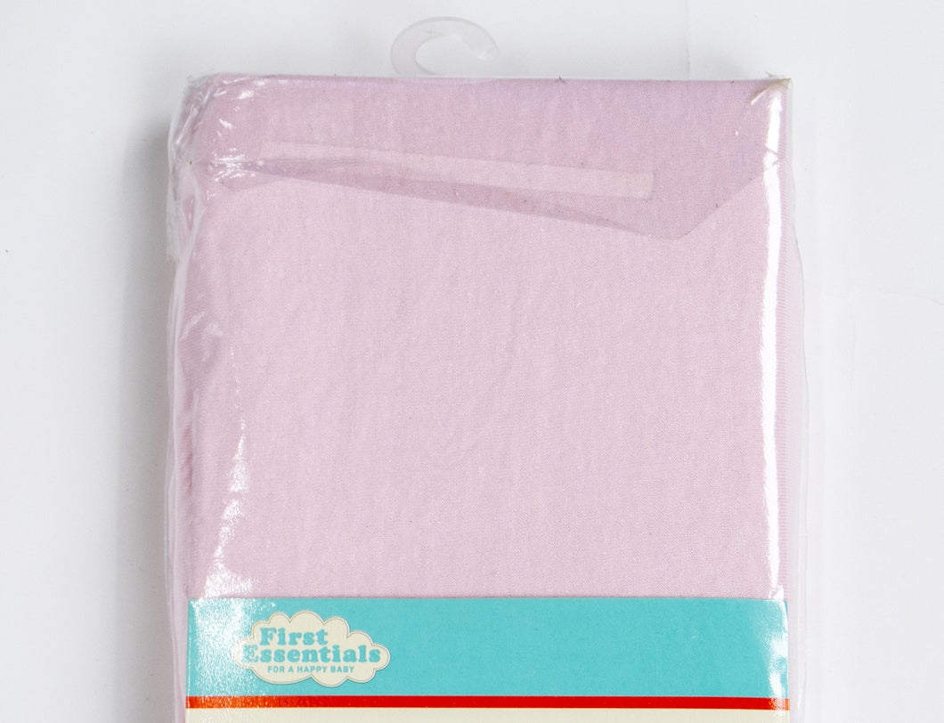 First Essentials Fitted Cotton Portable Crib Sheet
