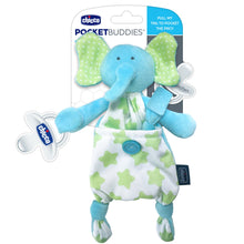 Load image into Gallery viewer, Chicco Pocket Buddies Soft Pacifier Lovey
