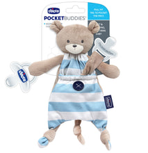 Load image into Gallery viewer, Chicco Pocket Buddies Soft Pacifier Lovey
