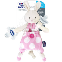 Load image into Gallery viewer, Chicco Pocket Buddies Soft Pacifier Lovey
