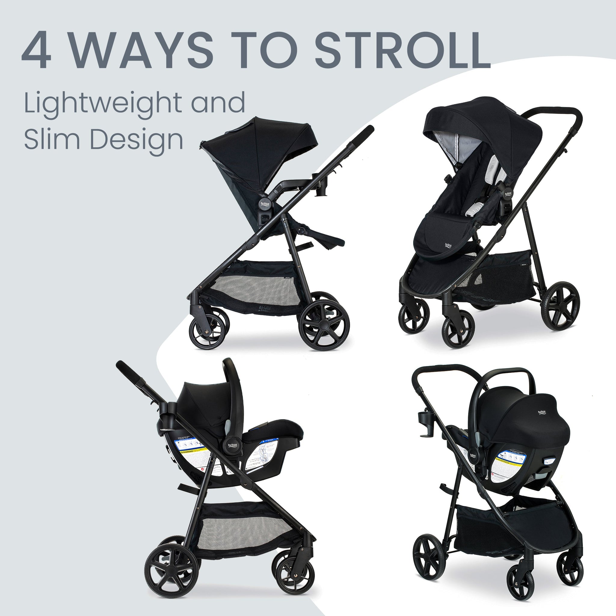 Britax Willow Brook Travel System Swaddles Baby
