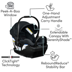 BOB Gear Wilder Infant Car Seat Base with ClickTight