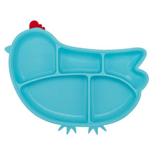 Load image into Gallery viewer, Innobaby Din Din SMART Silicone Suction Divided Plate - Chicken - Mega Babies
