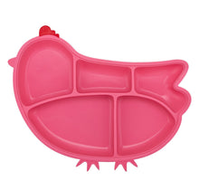 Load image into Gallery viewer, Innobaby Din Din SMART Silicone Suction Divided Plate - Chicken - Mega Babies
