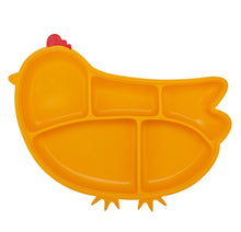 Load image into Gallery viewer, Innobaby Din Din SMART Silicone Suction Divided Plate - Chicken - Mega Babies
