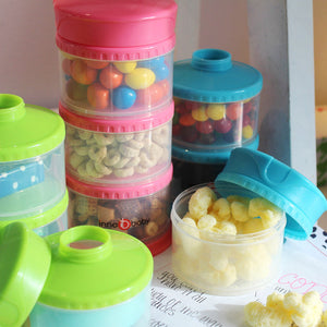 Innobaby Packin' SMART Stackable Storage System For Formula, Snacks, And More - 3 Tier