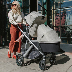 The perfect all-in-one full size stroller: UPPAbaby Vista V2 stroller, featured by Mega babies.