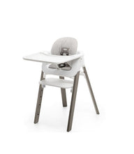 Load image into Gallery viewer, Stokke Steps High Chair Complete With Legs, Seat, Babyset, Cushion, and Tray
