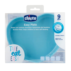 Chicco Easy Plate Silicone Heart Shaped Plate