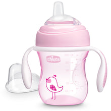 Load image into Gallery viewer, Chicco Silicone Spout Transition Sippy Cup 7oz  4m+
